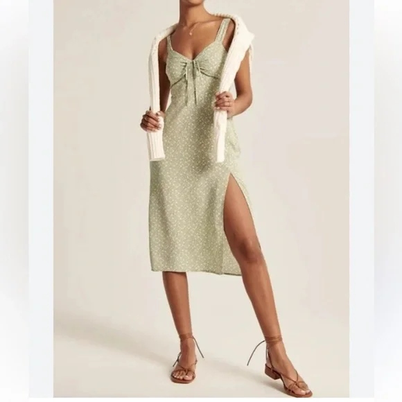 Abercrombie Fitch Dresses Abercrombie Fitch Moss Green And
